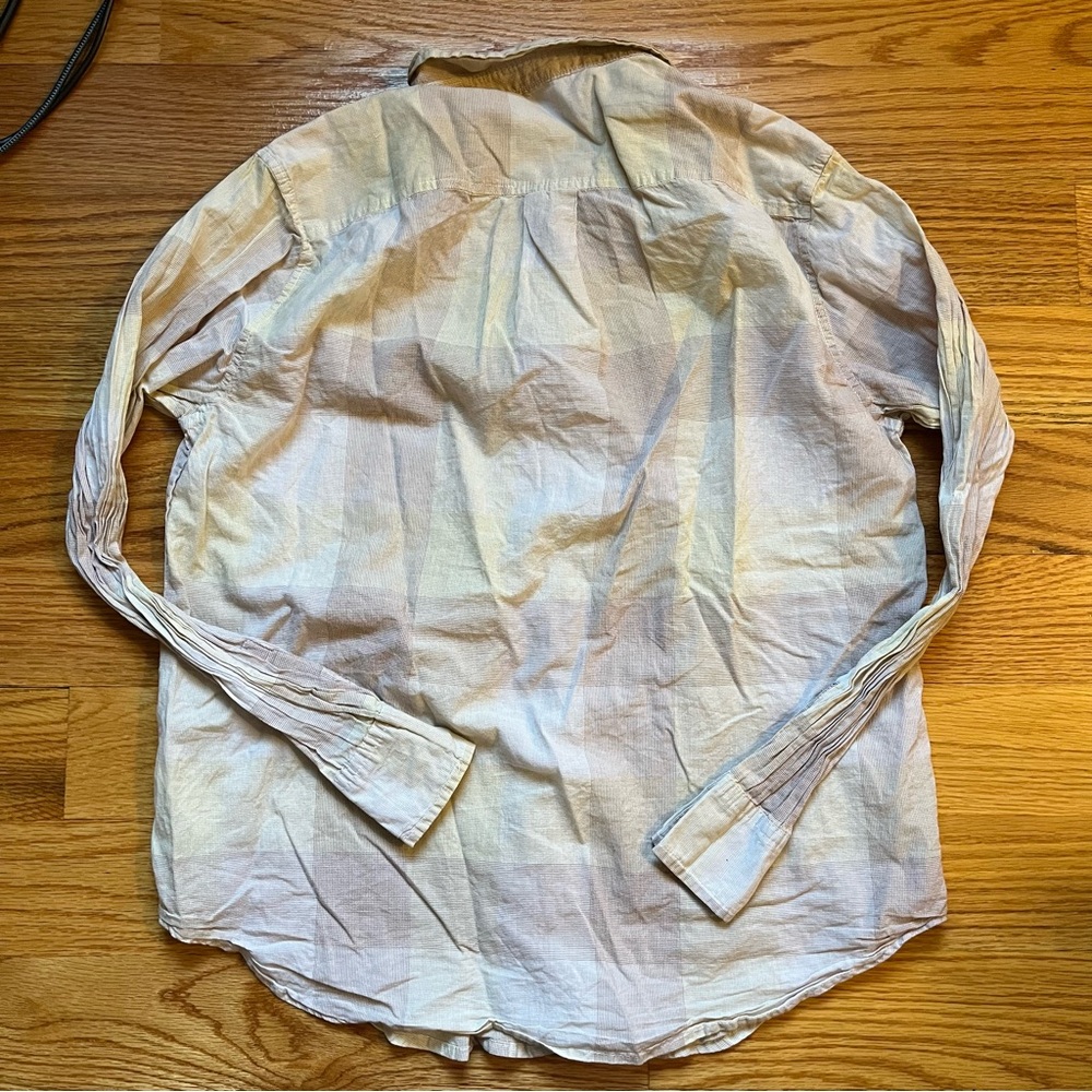 Everlane Checkered Button Down Size Small - image 2